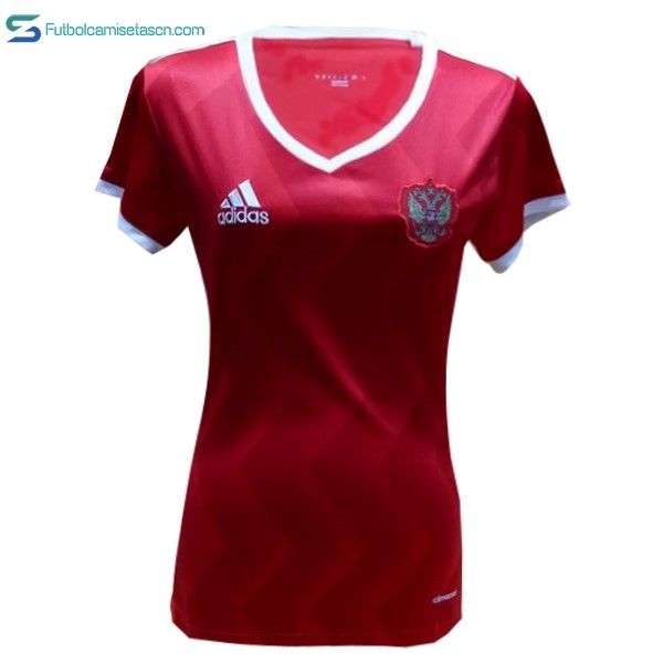 Camiseta Rusia Mujer 1ª 2017